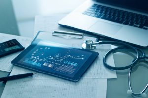 Documents and electronic devices containing graphs and patient data used to improve patient experience